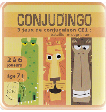 Conjudingo CE2 - jeu éducatif de conjugaison - Cocktail Games