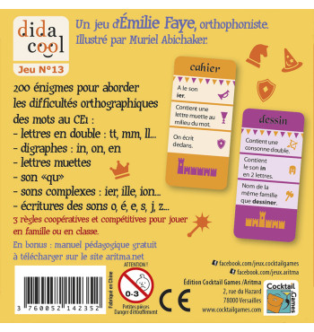 Orthodingo CE2 – jeu d’orthographe lexicale