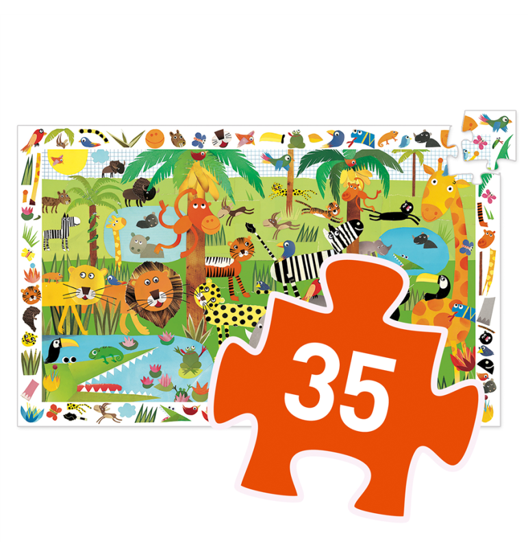 Ludendo - Puzzle d'observation 24 pièces - Ferme - Puzzles Enfants