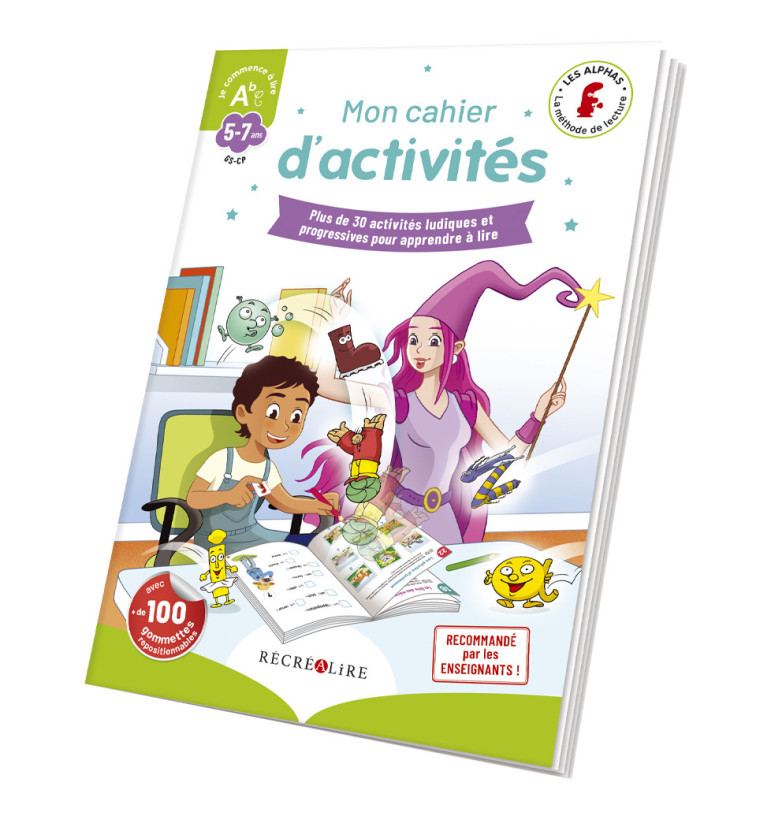 Cahier D'activités Je Commence À Lire - Les Alphas