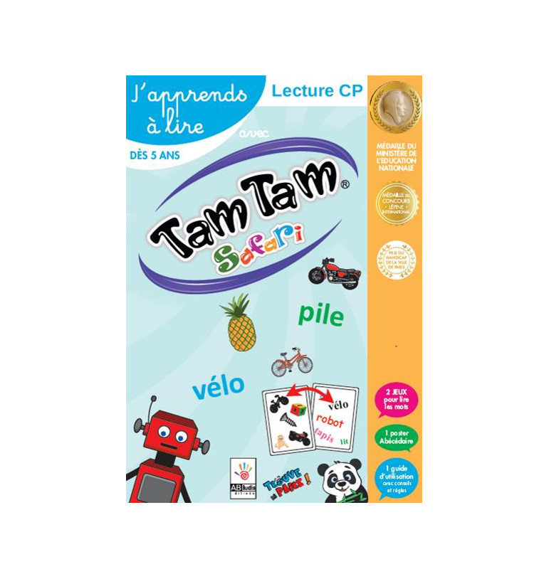 Tam Tam Safari - J'apprends à lire - Le coffret CP